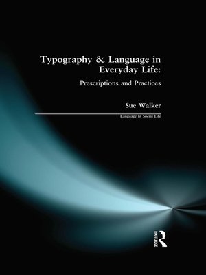 cover image of Typography & Language in Everyday Life